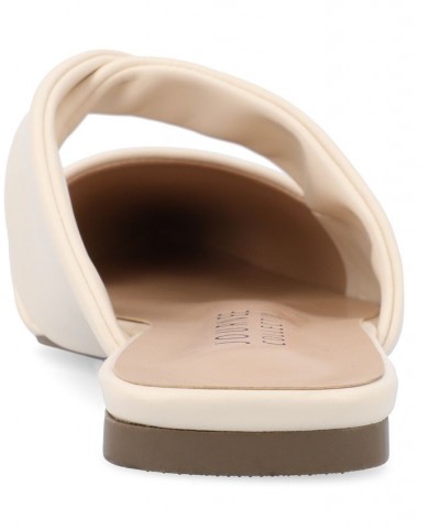 Women's Enniss Twist Flat Tan/Beige $34.85 Shoes