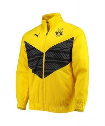 Men's Yellow Borussia Dortmund 2022/23 Pre-Match Full-Zip Jacket $52.99 Jackets