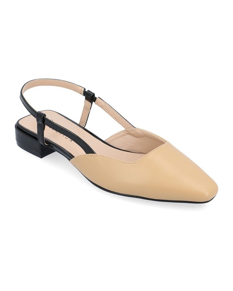 Women's Paislee Flat Tan $51.29 Shoes