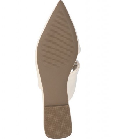 Women's Enniss Twist Flat Tan/Beige $34.85 Shoes