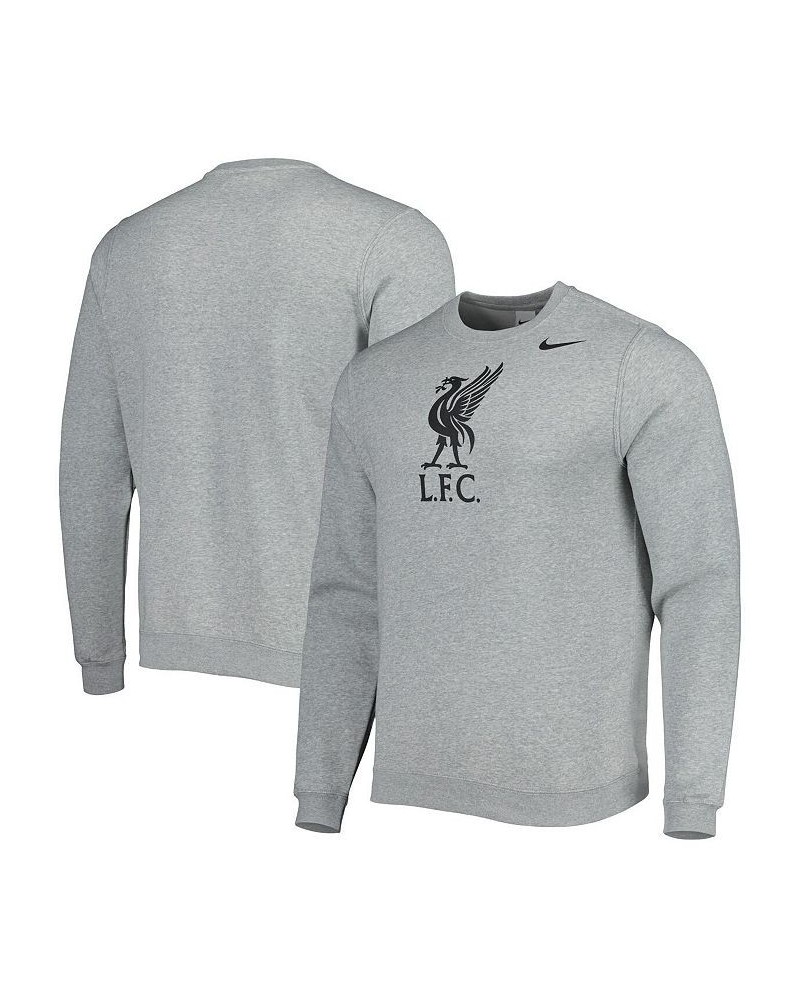 Men's Heather Gray Liverpool Fleece Pullover Sweatshirt $38.99 Sweatshirt