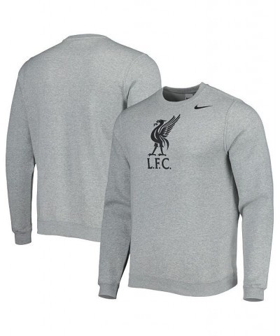 Men's Heather Gray Liverpool Fleece Pullover Sweatshirt $38.99 Sweatshirt