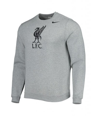 Men's Heather Gray Liverpool Fleece Pullover Sweatshirt $38.99 Sweatshirt