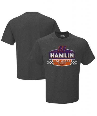 Men's Heather Charcoal Denny Hamlin Vintage-Inspired Duel T-shirt $14.70 T-Shirts