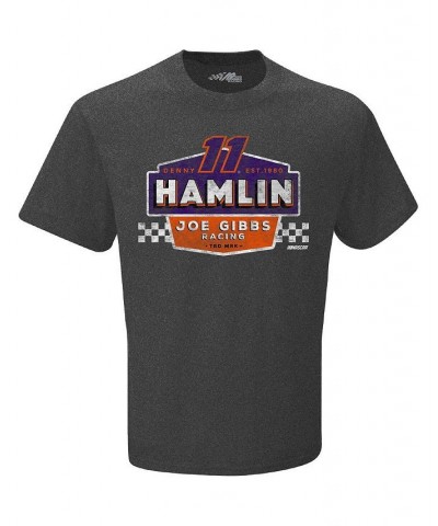 Men's Heather Charcoal Denny Hamlin Vintage-Inspired Duel T-shirt $14.70 T-Shirts