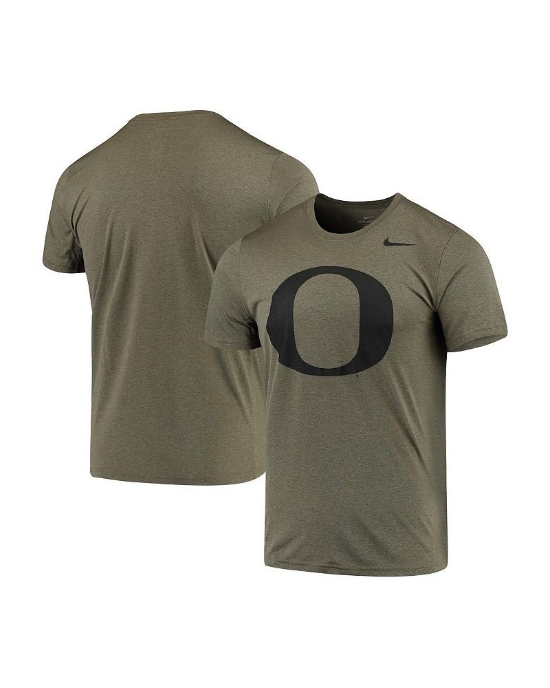 Men's Olive Oregon Ducks Tonal Logo Legend Performance T-shirt $22.50 T-Shirts