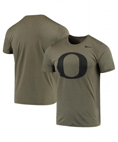 Men's Olive Oregon Ducks Tonal Logo Legend Performance T-shirt $22.50 T-Shirts