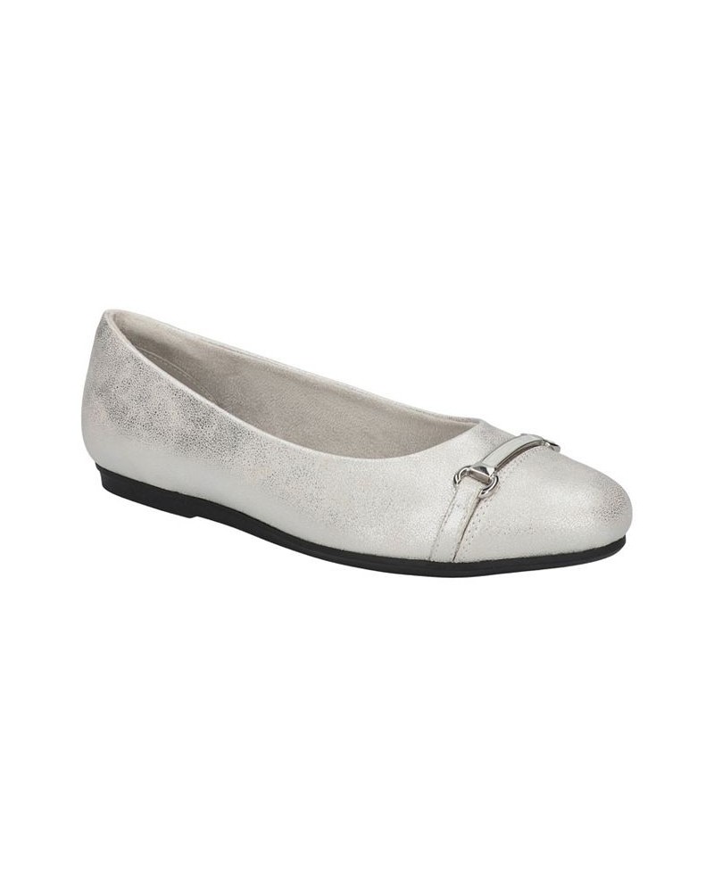 Women's Asher Flats Gray $31.50 Shoes