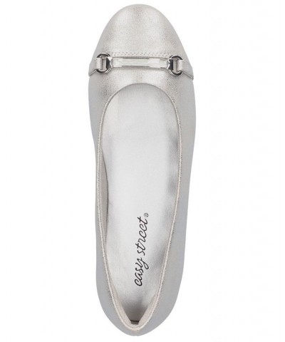 Women's Asher Flats Gray $31.50 Shoes