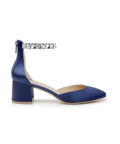 Women's Cathleen Evening Pump Blue $45.22 Shoes