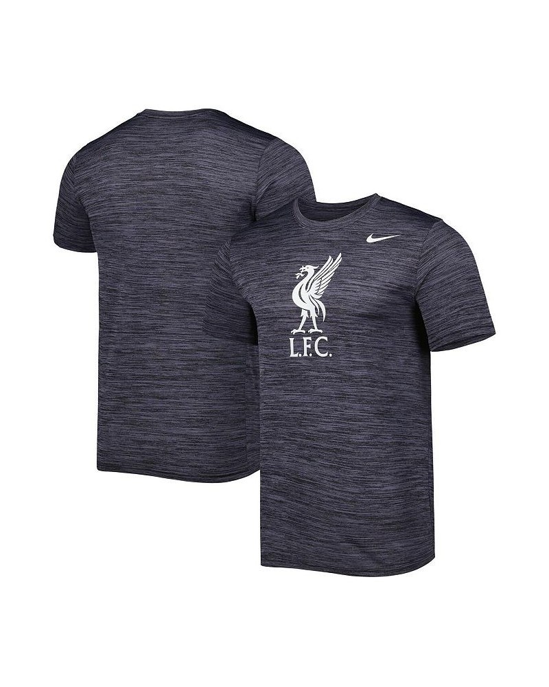 Men's Black Liverpool Primary Logo Velocity Legend Performance T-shirt $24.50 T-Shirts