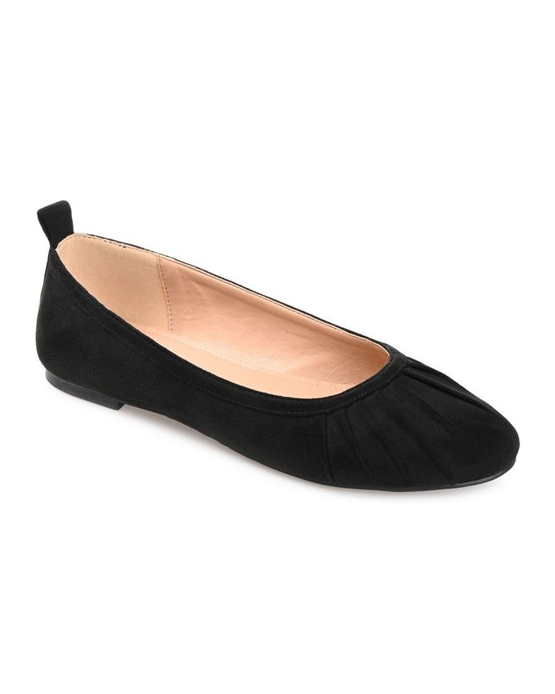 Women's Tannya Flats Black $30.10 Shoes