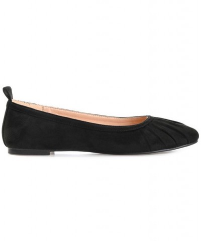 Women's Tannya Flats Black $30.10 Shoes