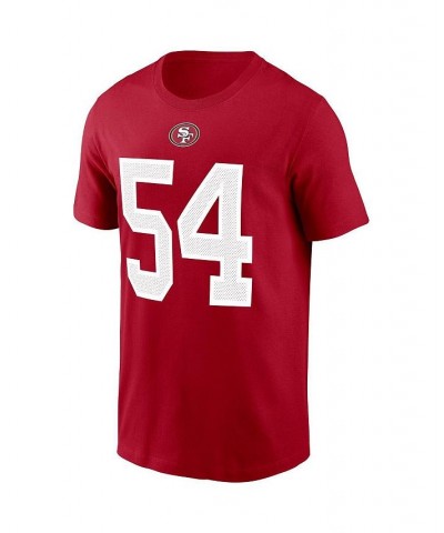 Men's Fred Warner Scarlet San Francisco 49ers Player Name and Number T-shirt $17.20 T-Shirts