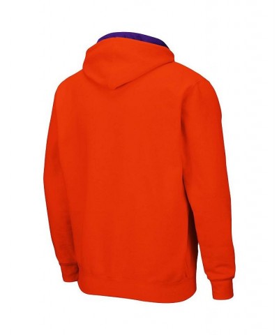 Men's Orange Clemson Tigers Big and Tall Full-Zip Hoodie $37.79 Sweatshirt