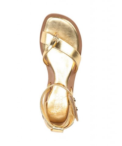 Parker Strappy Sandals Gold $43.20 Shoes