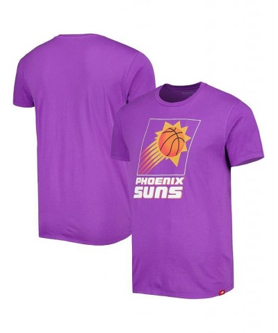 Men's and Women's Purple Phoenix Suns Hardwood Classics Bingham Elevated T-shirt $24.47 Tops