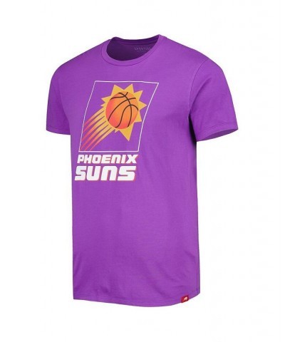 Men's and Women's Purple Phoenix Suns Hardwood Classics Bingham Elevated T-shirt $24.47 Tops