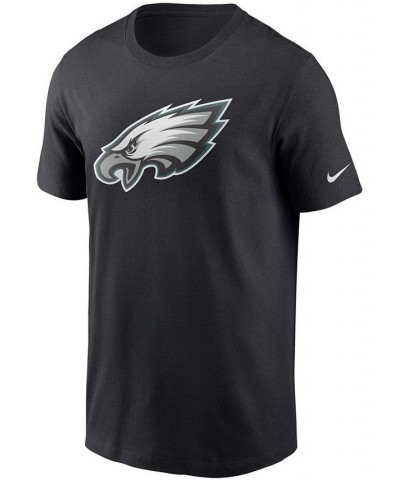 Men's Black Philadelphia Eagles Primary Logo T-shirt $20.51 T-Shirts