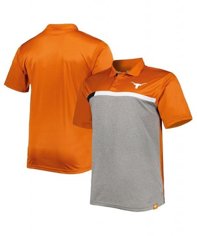 Men's Texas Orange, Gray Texas Longhorns Big and Tall Polo Shirt $24.60 Polo Shirts