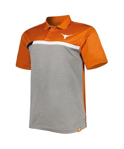 Men's Texas Orange, Gray Texas Longhorns Big and Tall Polo Shirt $24.60 Polo Shirts