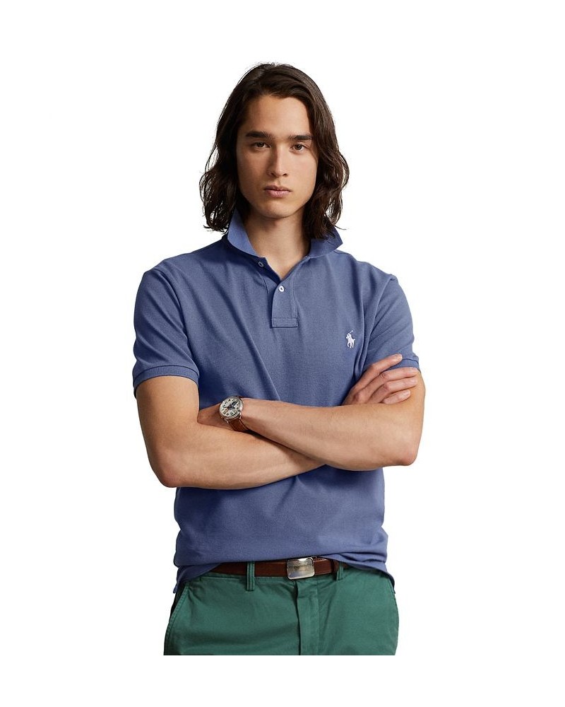 Men's Custom Slim Fit Mesh Polo Shirt PD07 $38.40 Polo Shirts