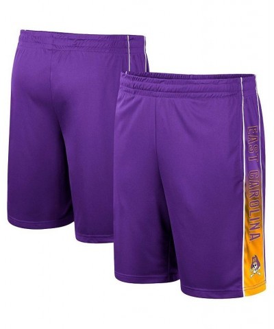 Men's Purple ECU Pirates Lazarus Shorts $20.79 Shorts