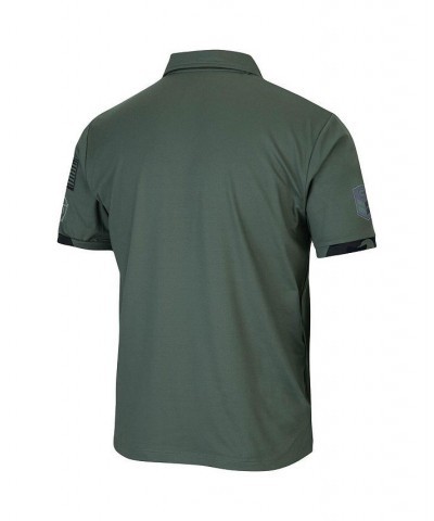 Men's Green Nebraska Huskers OHT Military-Inspired Appreciation Echo Polo Shirt $31.19 Polo Shirts