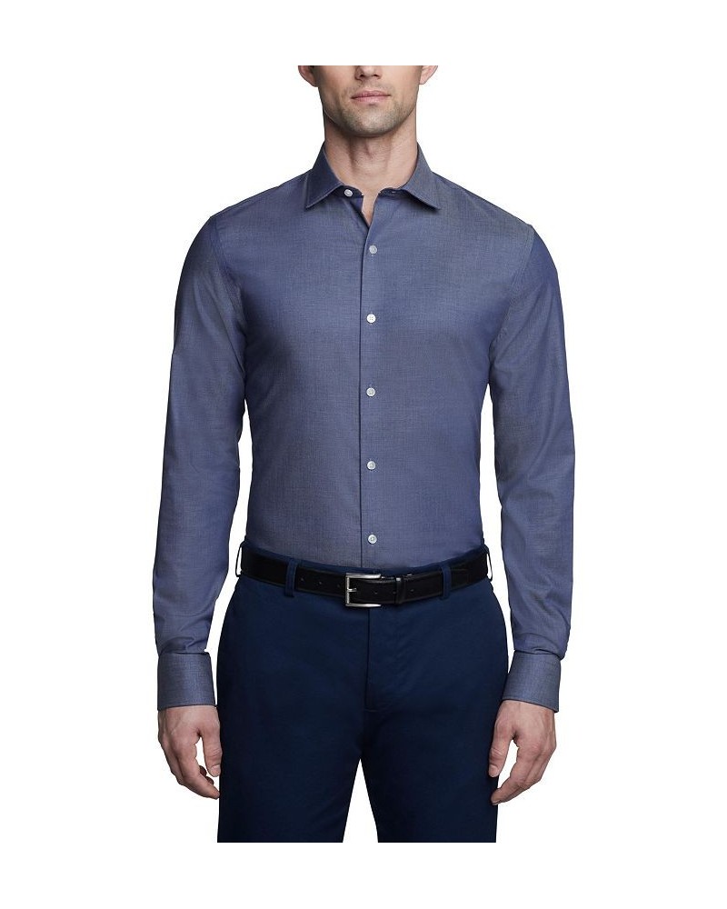 Men's TH Flex Slim Fit Wrinkle Free Stretch Twill Dress Shirt PD03 $29.93 Dress Shirts