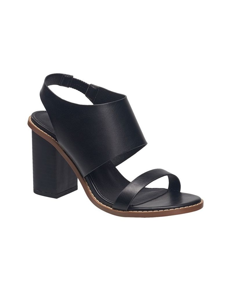 Women's Lori Block Heel Dress Sandals Black $26.96 Shoes