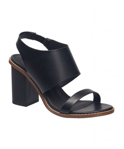 Women's Lori Block Heel Dress Sandals Black $26.96 Shoes