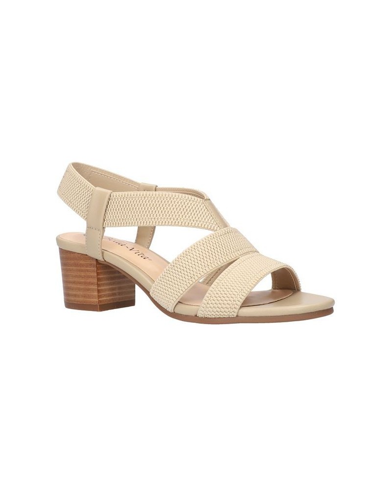 Women's Jodi Stretch Sandals Tan/Beige $32.85 Shoes