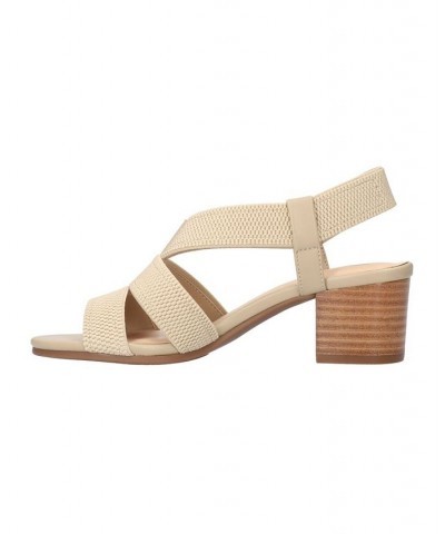 Women's Jodi Stretch Sandals Tan/Beige $32.85 Shoes