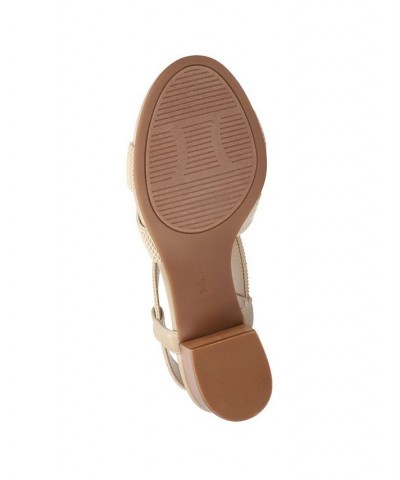 Women's Jodi Stretch Sandals Tan/Beige $32.85 Shoes