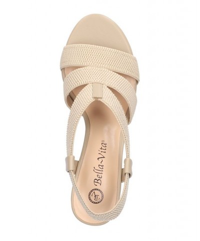 Women's Jodi Stretch Sandals Tan/Beige $32.85 Shoes