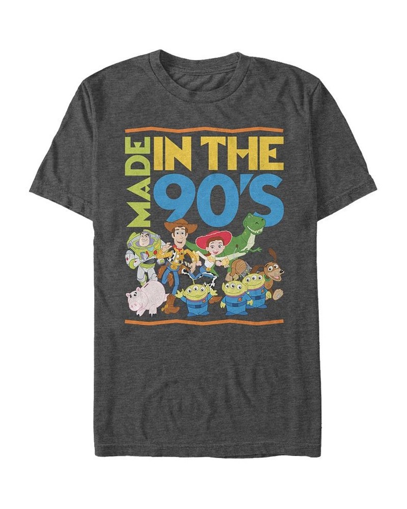 Disney Pixar Men's Toy Story Made in the 90's, Short Sleeve T-Shirt Gray $20.64 T-Shirts