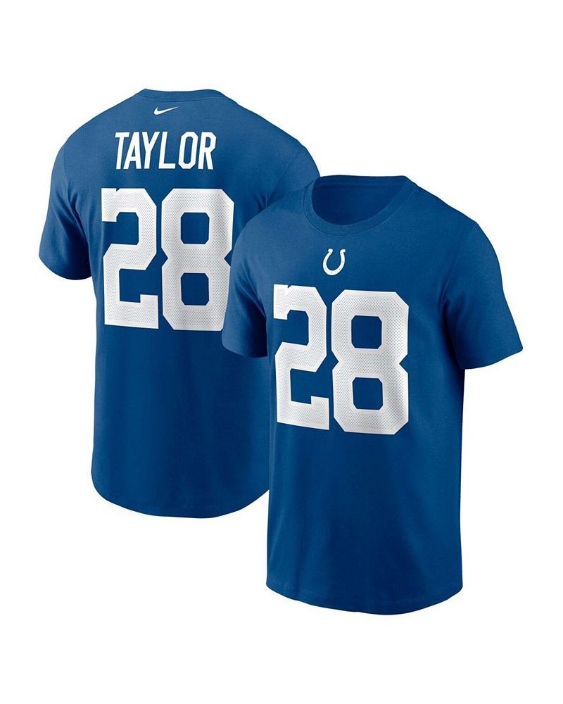 Men's Jonathan Taylor Royal Indianapolis Colts Player Name and Number T-shirt $24.00 T-Shirts