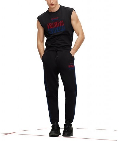 BOSS x NBA Men's Tracksuit Bottoms Black $44.38 Pants