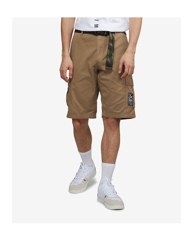 Men's Rewind Belted Cargo Shorts PD03 $27.26 Shorts