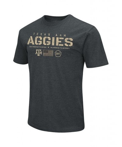 Men's Heathered Black Texas A M Aggies OHT Military-Inspired Appreciation Flag 2.0 T-shirt $25.64 T-Shirts