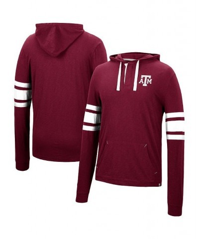 Men's Maroon Texas A&M Aggies Lebowski Hoodie Long Sleeve T-shirt $24.00 T-Shirts