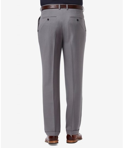 Men's Premium Comfort Stretch Classic-Fit Solid Pleated Dress Pants PD03 $32.99 Pants