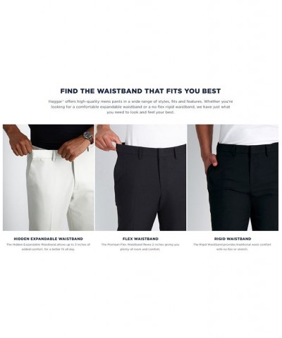 Men's Premium Comfort Stretch Classic-Fit Solid Pleated Dress Pants PD03 $32.99 Pants