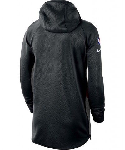 Men's Black, Silver Houston Rockets 2019-20 Earned Edition Showtime Full-Zip Performance Hoodie $52.00 Sweatshirt