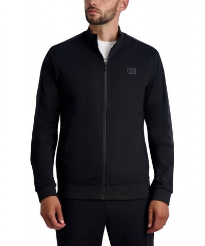 Men's Long Sleeve Track Jacket Black $85.69 Jackets