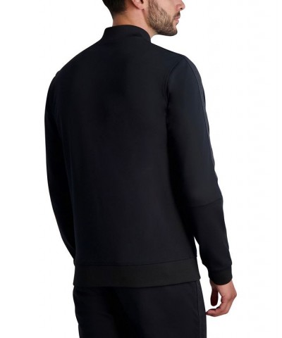 Men's Long Sleeve Track Jacket Black $85.69 Jackets