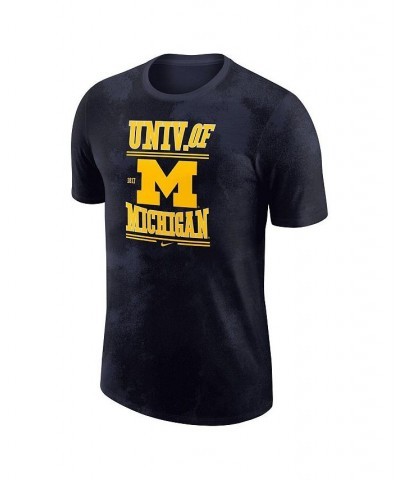 Men's Navy Michigan Wolverines Team Stack T-shirt $23.39 T-Shirts