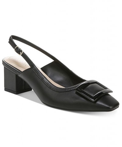 Women's Cienna Slingback Pumps Black $40.28 Shoes