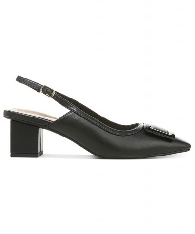 Women's Cienna Slingback Pumps Black $40.28 Shoes