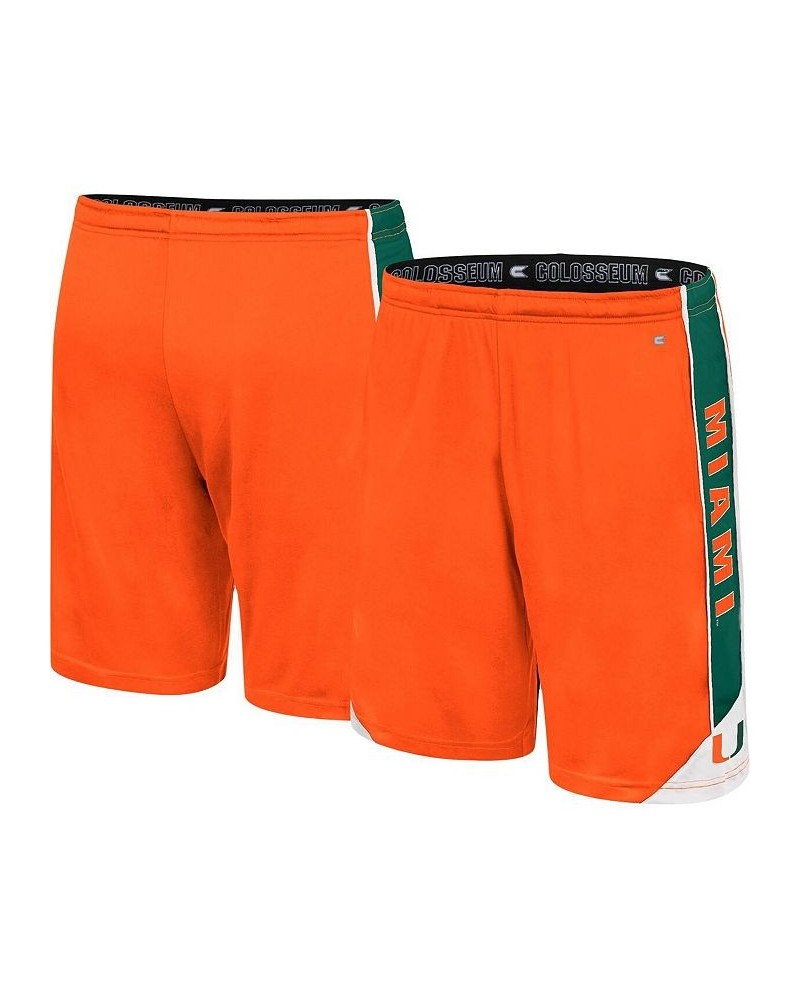 Men's Orange Miami Hurricanes Haller Shorts $25.64 Shorts